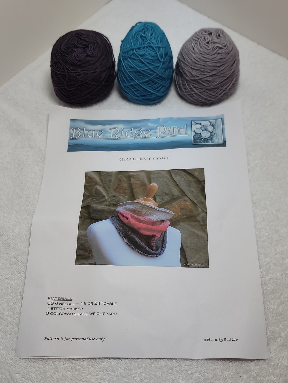 Gradient Cowl Knit Kit - NWOT  -  #41
